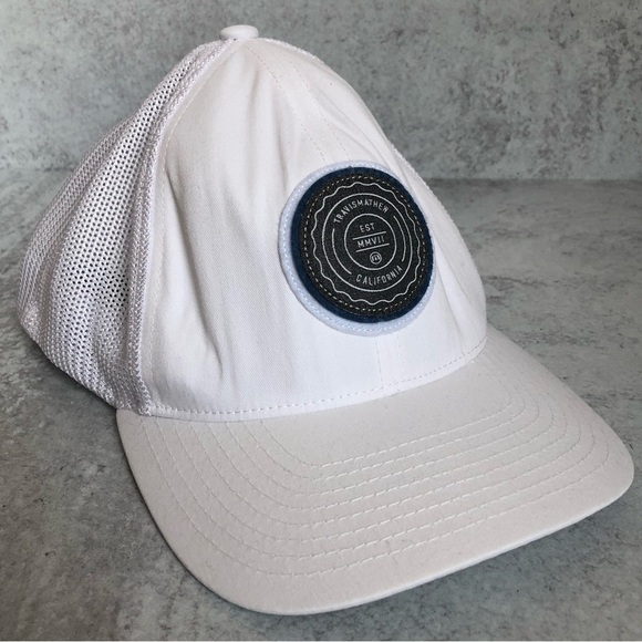Travis Mathew Snapback Golf Dad Hat White Flexfit 110 - Picture 1 of 6